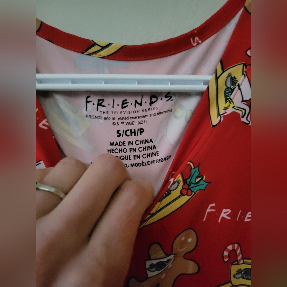 Friends scrub top